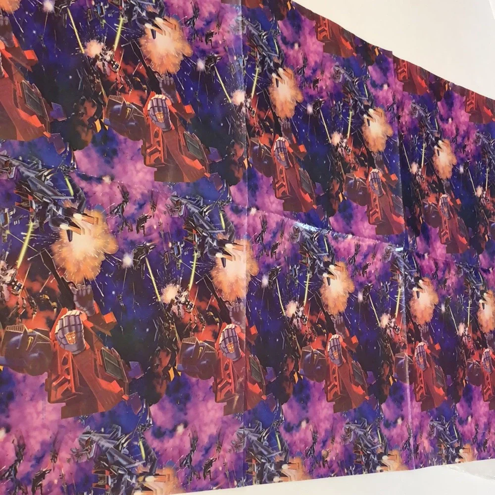 Transformers Wrapping Paper 1984 Optimus Prime in Package Vintage Transformer